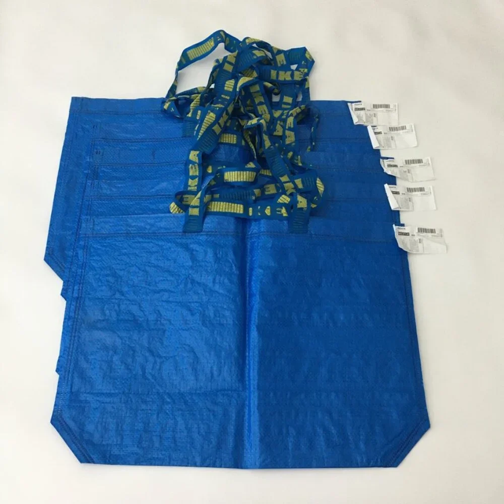 IKEA FRAKTA 5 Pack Medium Shopping Bag 10 Gallon 17.75